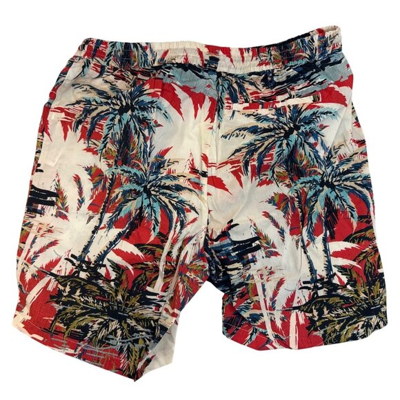 Bershka Men's Multicolor Tropical Hawaiian Shirt & Shorts Set Size XL - New - Picture 6 of 14